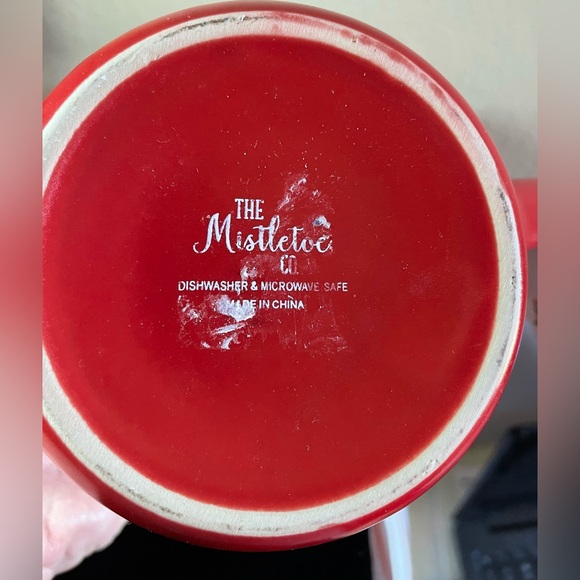 The Mistletoe Co. Red Dear Santa Mug - Picture 2 of 5